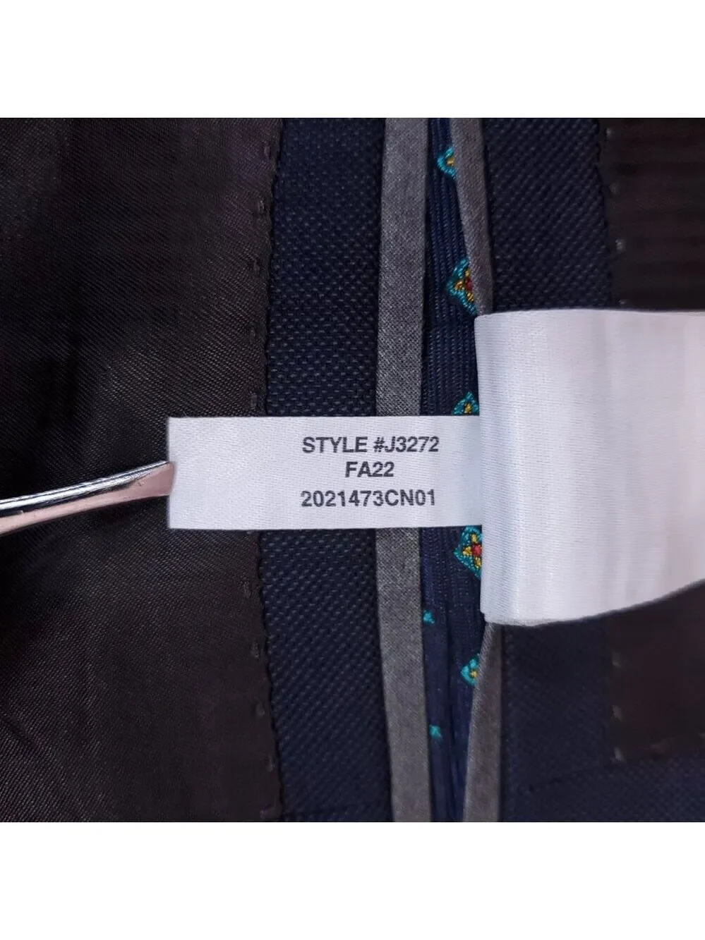 J. Crew Ludlow Slim fit Suit Jacket 42L Tollegno 1900 Italian 3D Wool Navy J3272